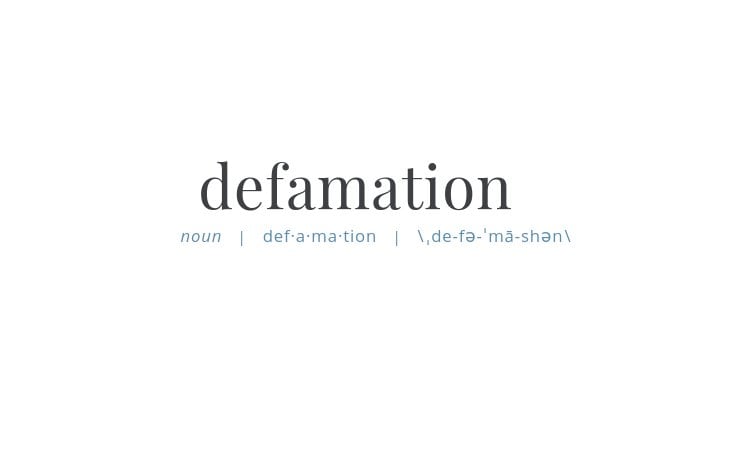 Defamation definition