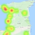 Trinidad & Tobago Diabetes Heatmap